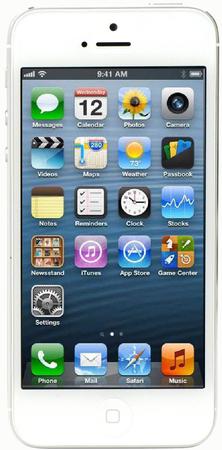 Смартфон Apple iPhone 5 32Gb White & Silver - Сургут